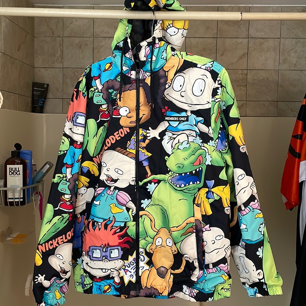 NICKELODEON RUGRATS MEMBERS ONLY windbreaker size XL   Brand New tags still on